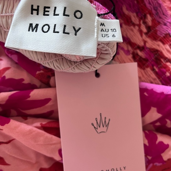 Hello Molly Listen Closely pink maxi NWT - Picture 7 of 7